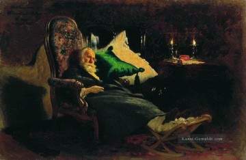 Tod von Fedor Chizhov 2 1877 Ilya Repin Ölgemälde